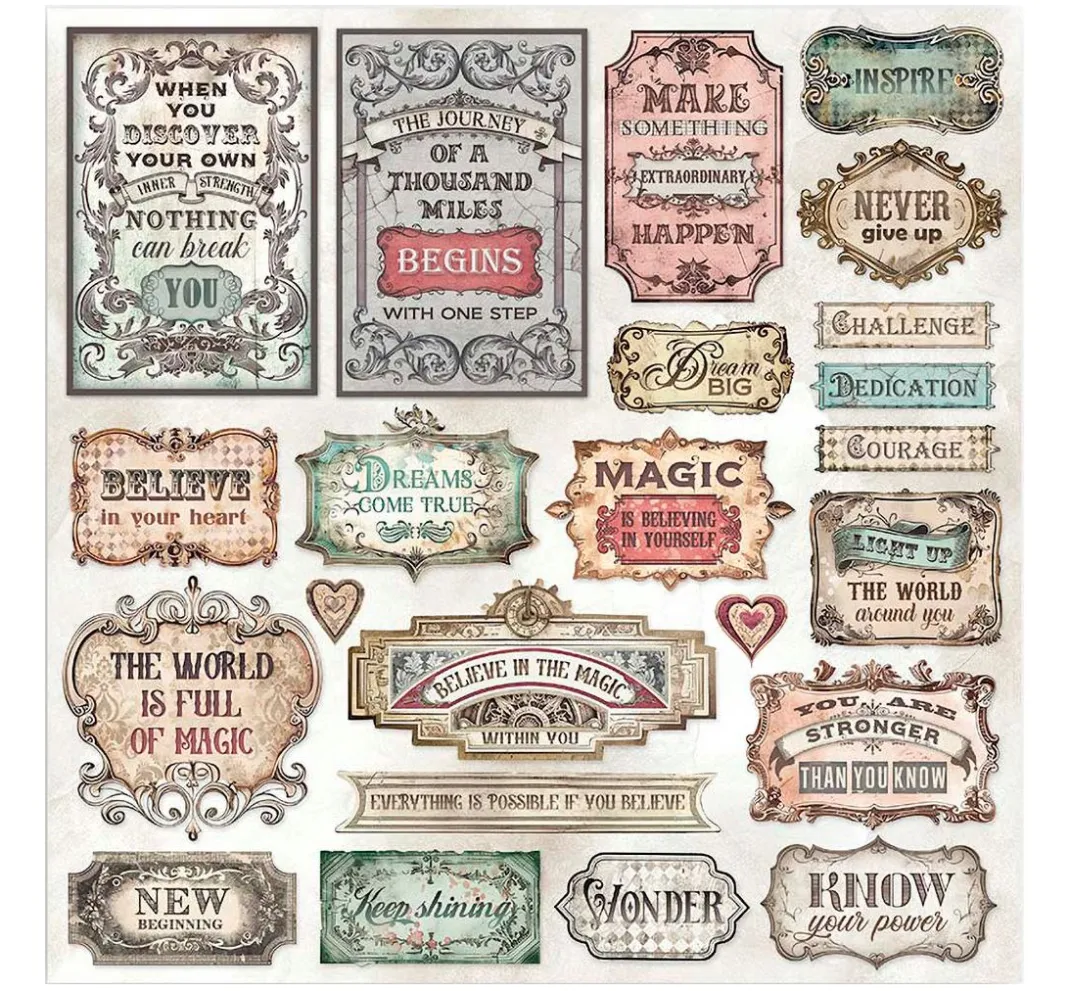 Stamperia Farb- & Motivblöcke|Scrapbooking>Scrapbook-Block "Master of Magic"