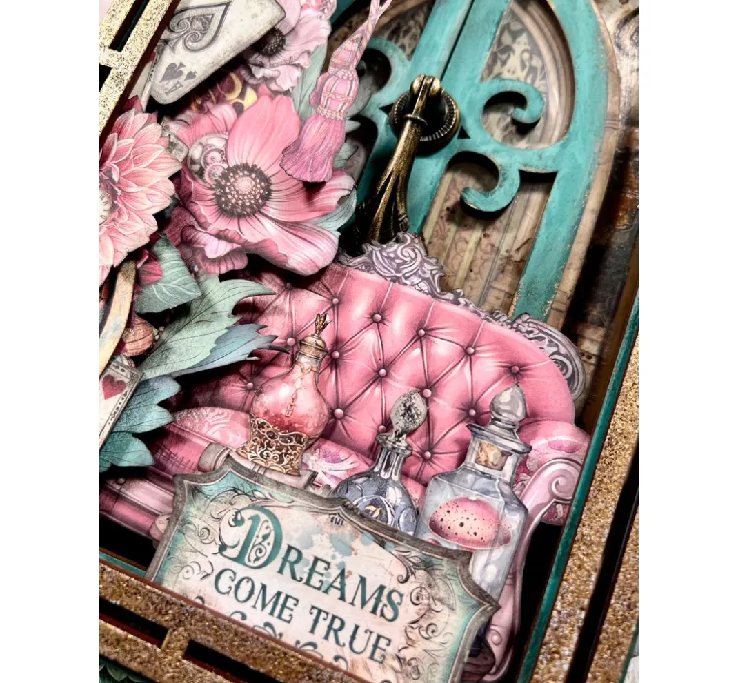 Stamperia Farb- & Motivblöcke|Scrapbooking>Scrapbook-Block "Master of Magic"