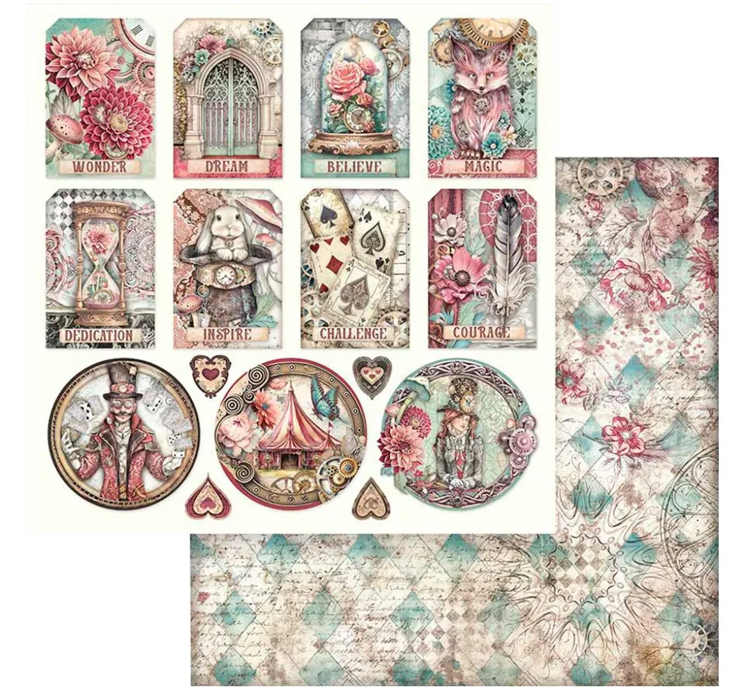 Stamperia Farb- & Motivblöcke|Scrapbooking>Scrapbook-Block "Master of Magic"