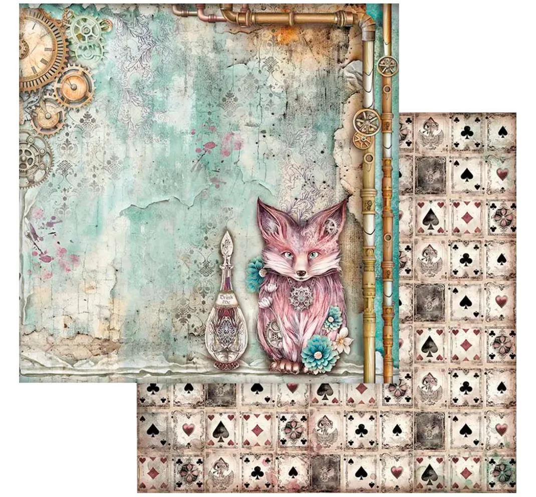 Stamperia Farb- & Motivblöcke|Scrapbooking>Scrapbook-Block "Master of Magic"