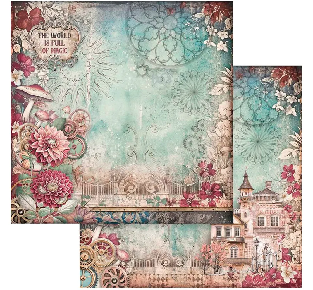 Stamperia Farb- & Motivblöcke|Scrapbooking>Scrapbook-Block "Master of Magic"