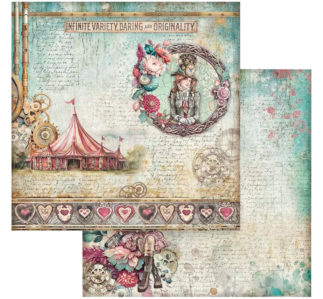 Stamperia Farb- & Motivblöcke|Scrapbooking>Scrapbook-Block "Master of Magic"