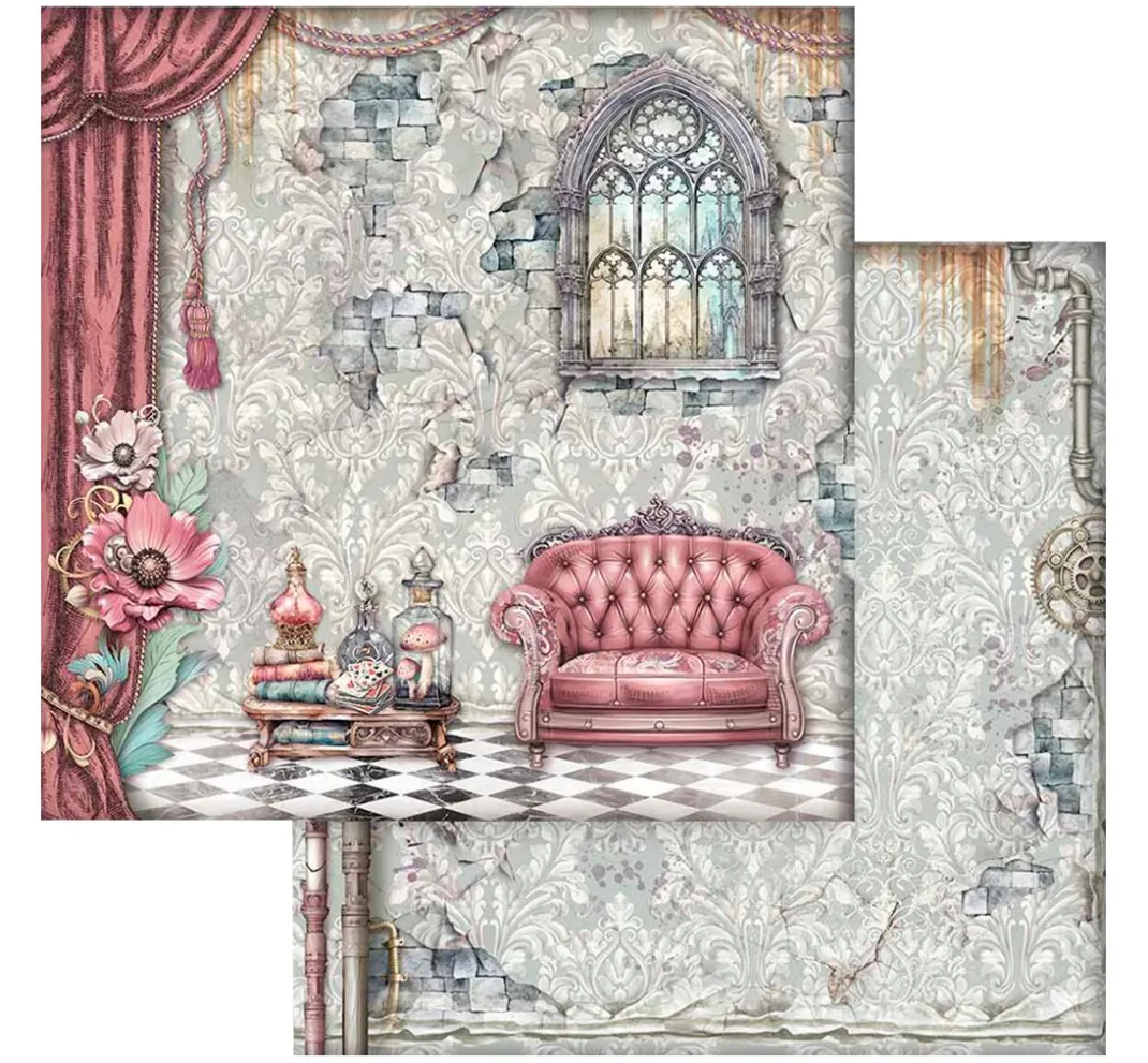 Stamperia Farb- & Motivblöcke|Scrapbooking>Scrapbook-Block "Master of Magic"