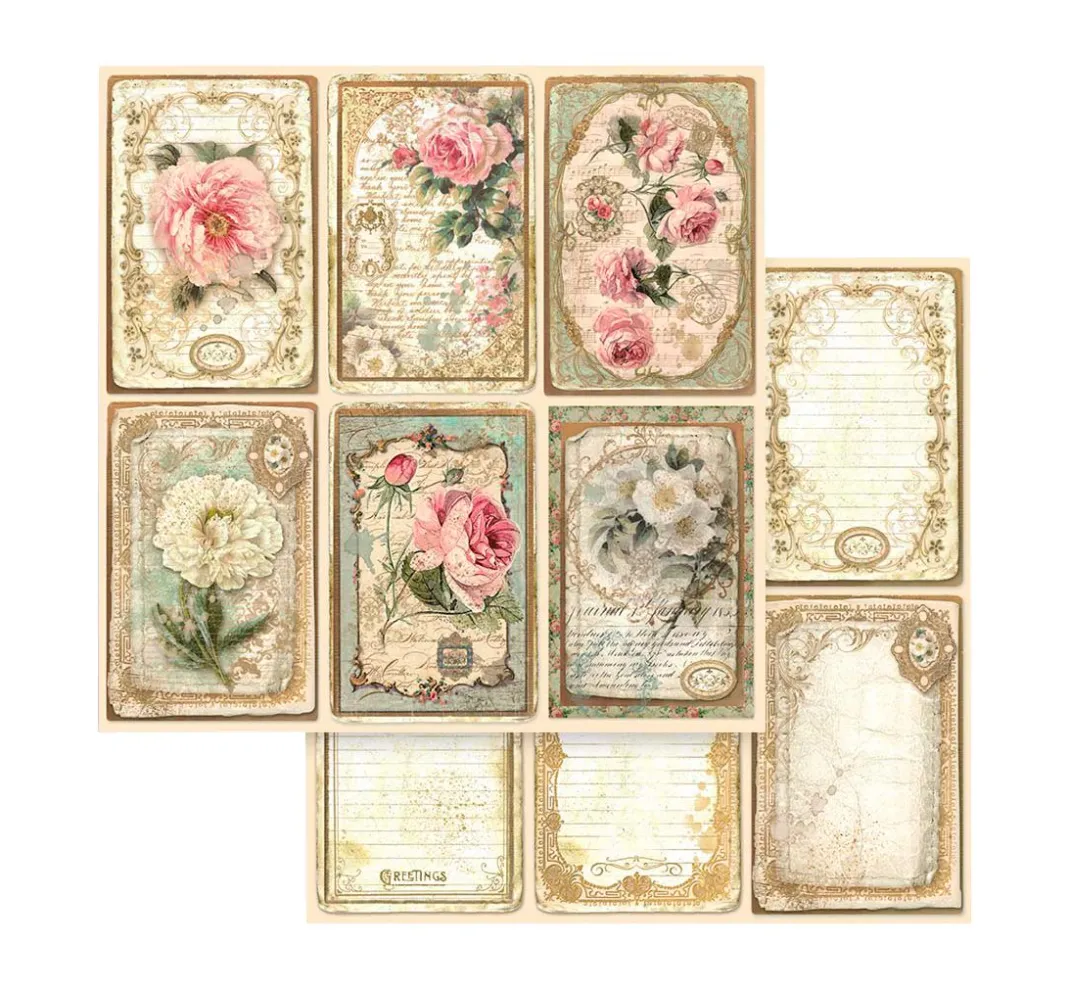 Stamperia Farb- & Motivblöcke|Scrapbooking>Scrapbook-Block "Precious"