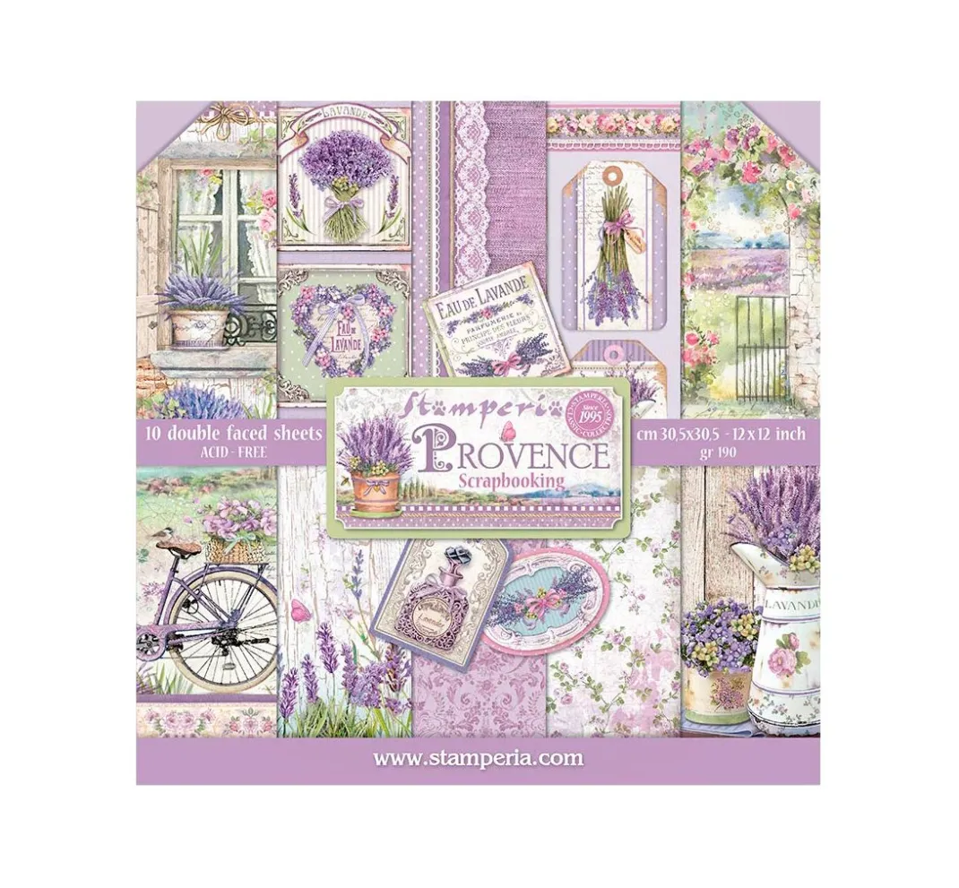 Stamperia Farb- & Motivblöcke|Scrapbooking>Scrapbook-Block "Provence"