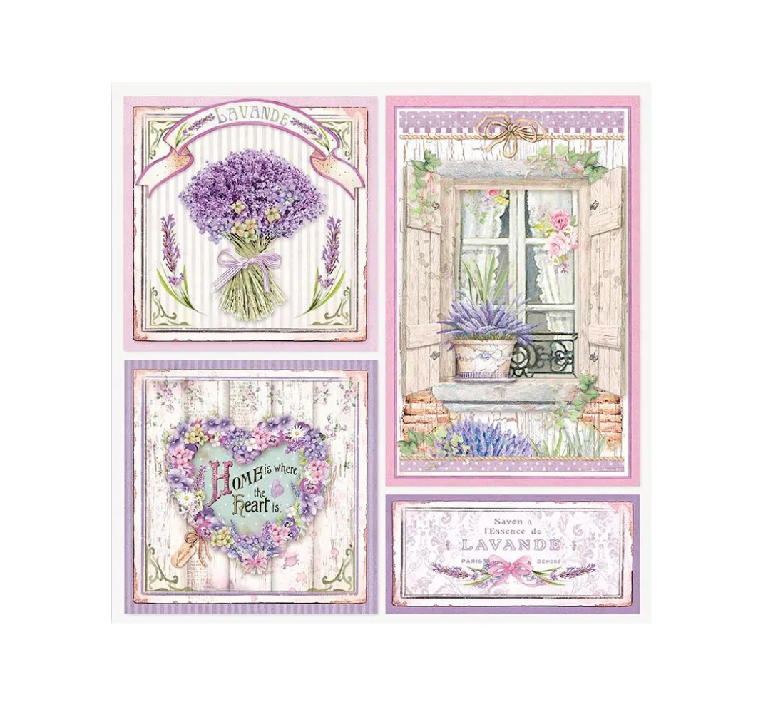 Stamperia Farb- & Motivblöcke|Scrapbooking>Scrapbook-Block "Provence"
