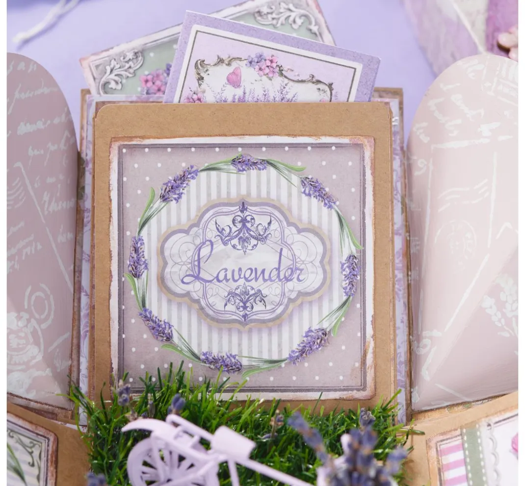 Stamperia Farb- & Motivblöcke|Scrapbooking>Scrapbook-Block "Provence"