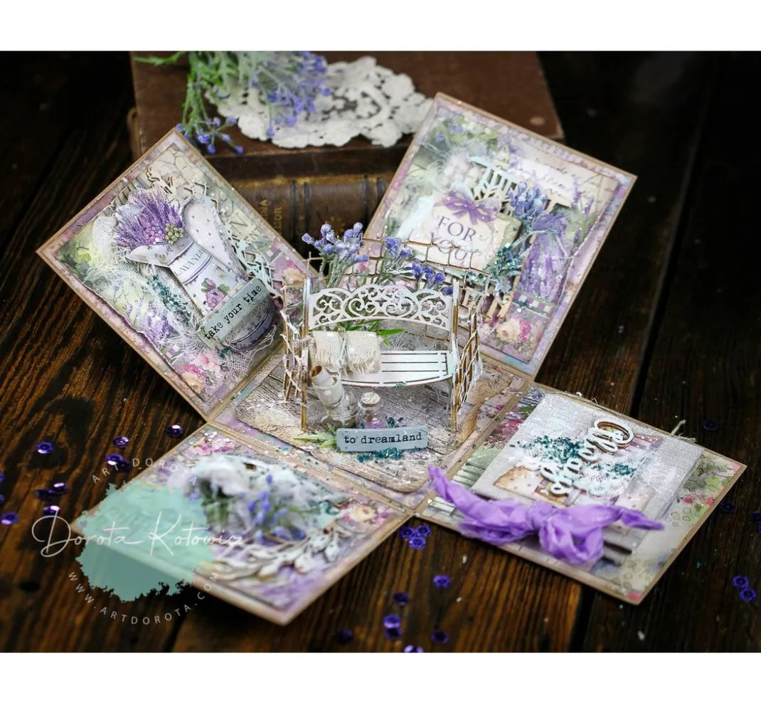 Stamperia Farb- & Motivblöcke|Scrapbooking>Scrapbook-Block "Provence"