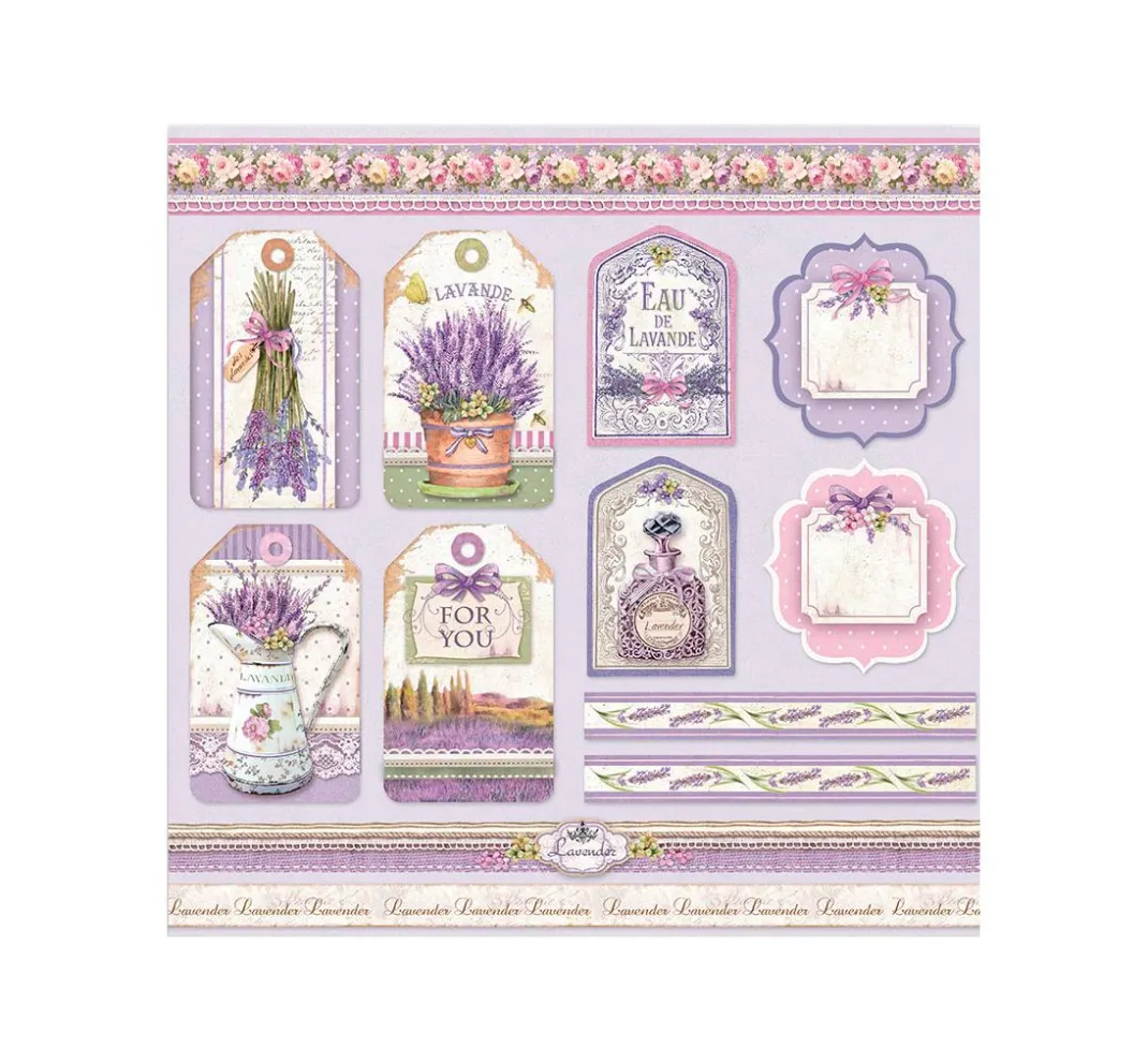 Stamperia Farb- & Motivblöcke|Scrapbooking>Scrapbook-Block "Provence"
