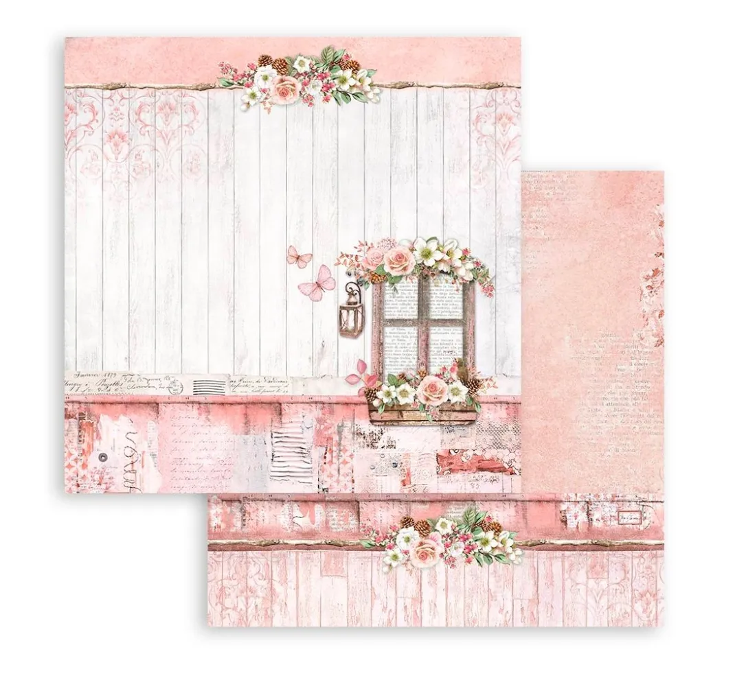 Stamperia Farb- & Motivblöcke|Scrapbooking>Scrapbook-Block "Roseland"