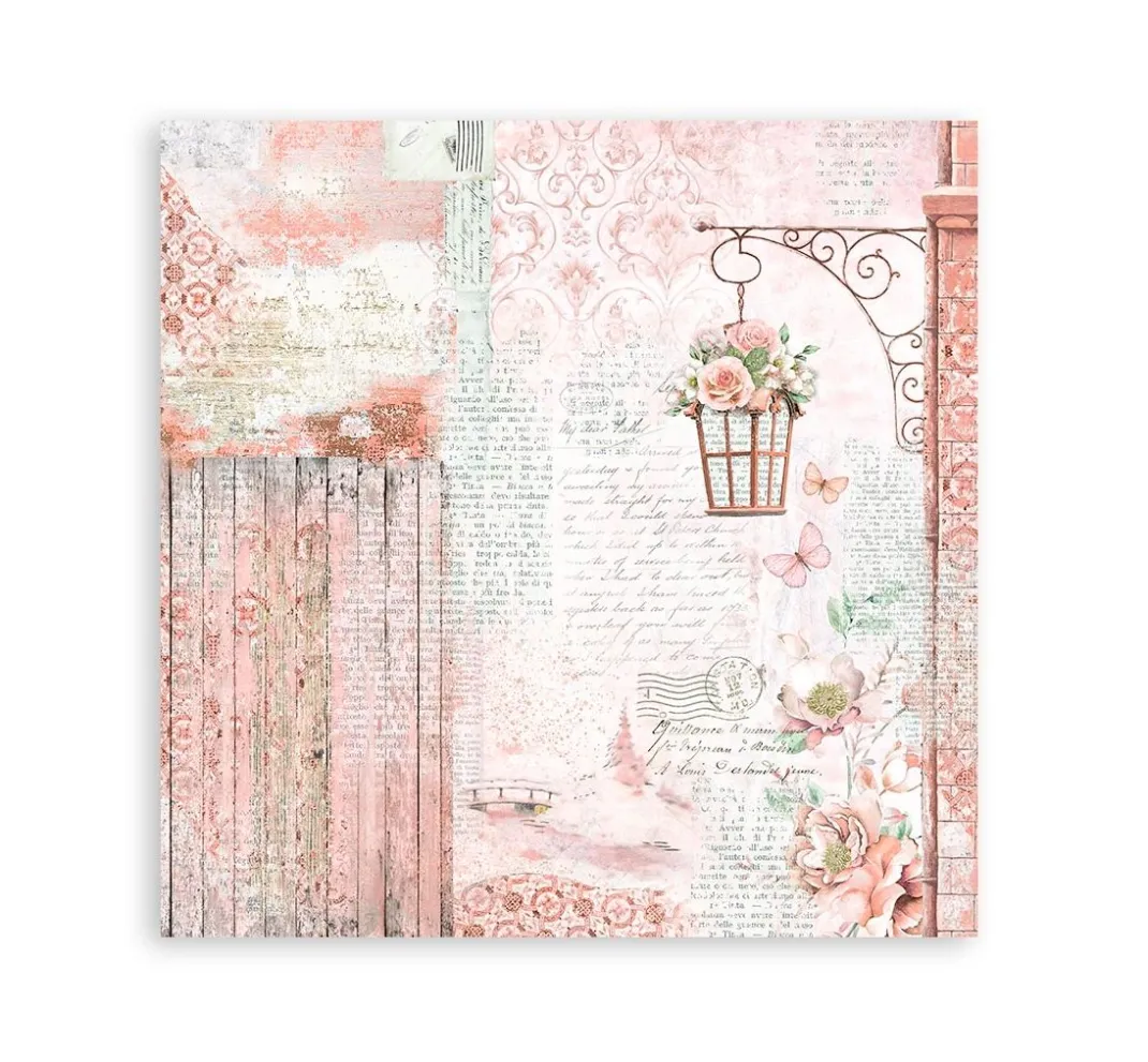 Stamperia Farb- & Motivblöcke|Scrapbooking>Scrapbook-Block "Roseland"