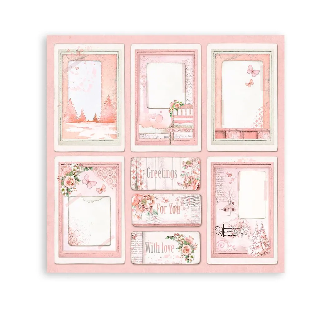 Stamperia Farb- & Motivblöcke|Scrapbooking>Scrapbook-Block "Roseland"
