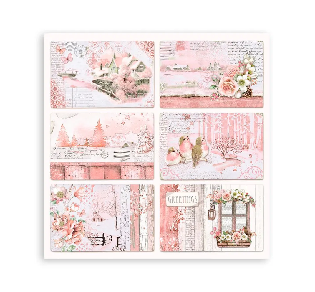 Stamperia Farb- & Motivblöcke|Scrapbooking>Scrapbook-Block "Roseland"