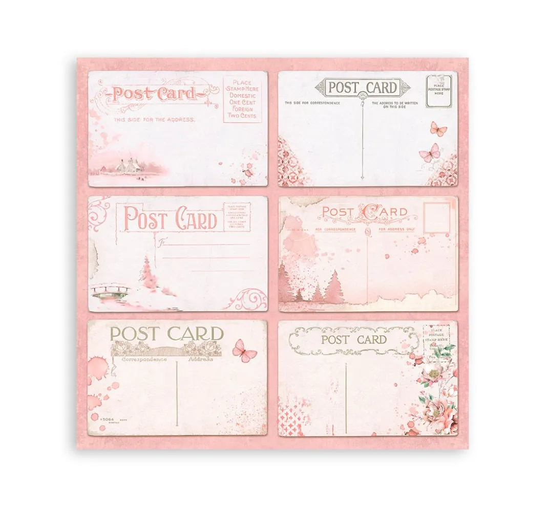 Stamperia Farb- & Motivblöcke|Scrapbooking>Scrapbook-Block "Roseland"