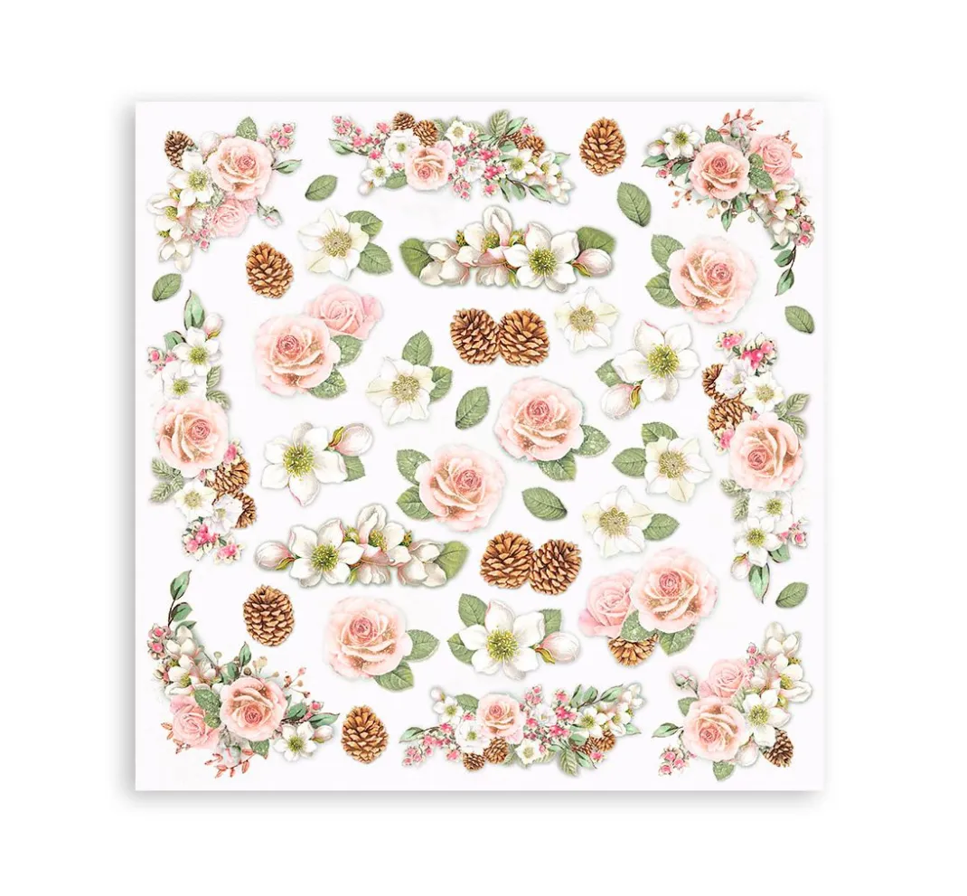 Stamperia Farb- & Motivblöcke|Scrapbooking>Scrapbook-Block "Roseland"
