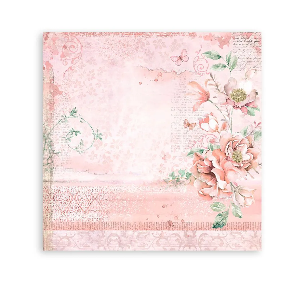 Stamperia Farb- & Motivblöcke|Scrapbooking>Scrapbook-Block "Roseland"
