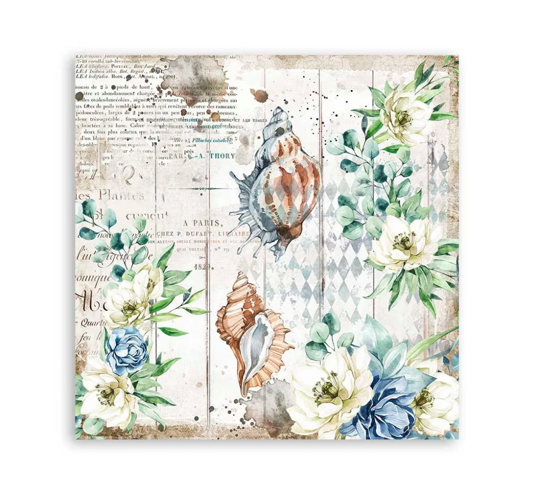 Stamperia Farb- & Motivblöcke|Scrapbooking>Scrapbook-Block "Sea Dream"