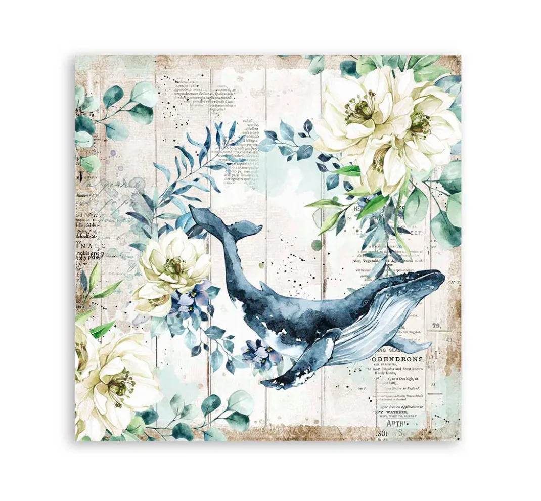 Stamperia Farb- & Motivblöcke|Scrapbooking>Scrapbook-Block "Sea Dream"