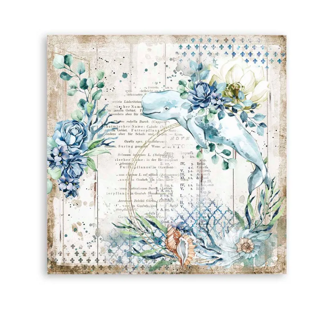 Stamperia Farb- & Motivblöcke|Scrapbooking>Scrapbook-Block "Sea Dream"