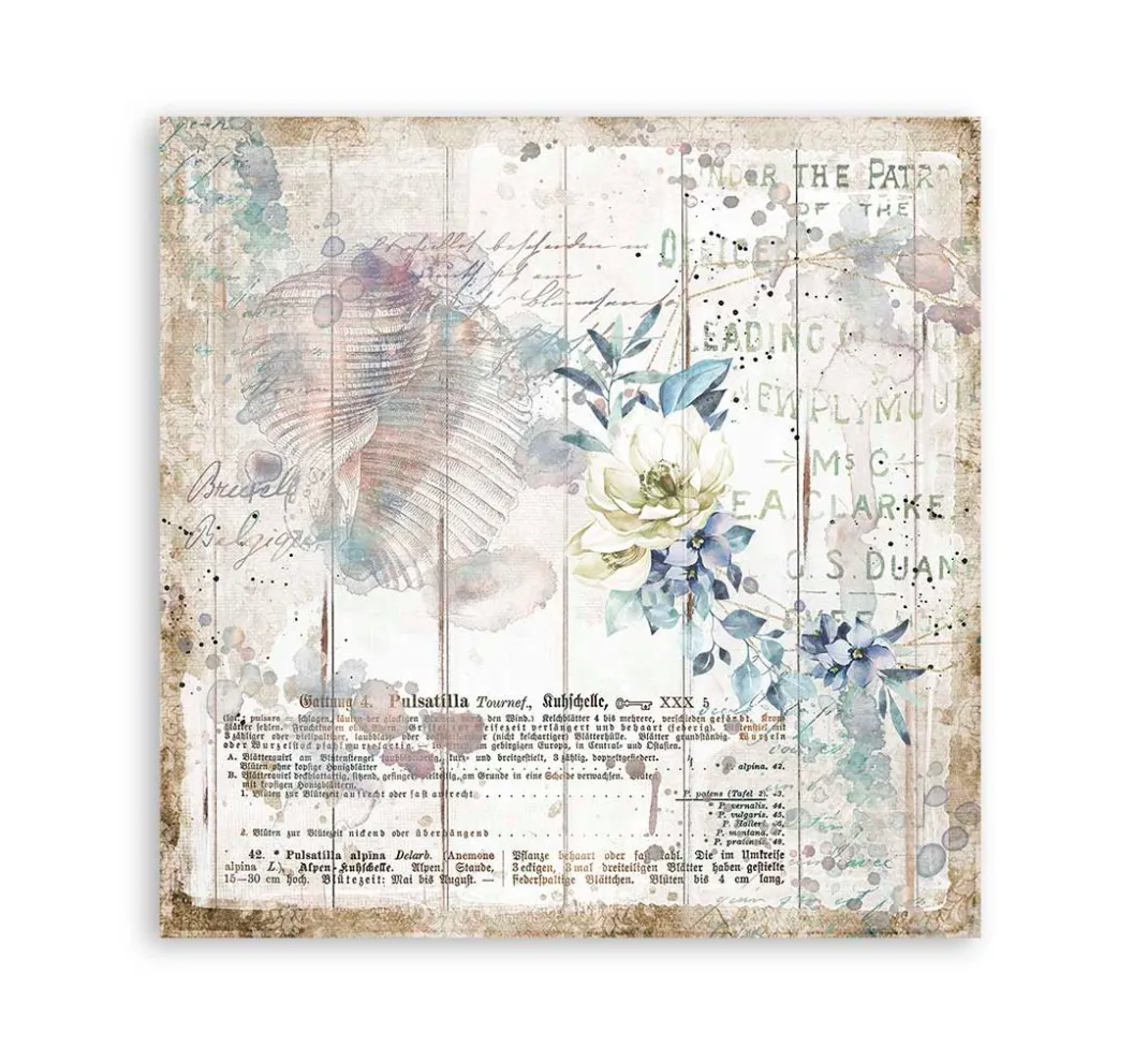 Stamperia Farb- & Motivblöcke|Scrapbooking>Scrapbook-Block "Sea Dream"