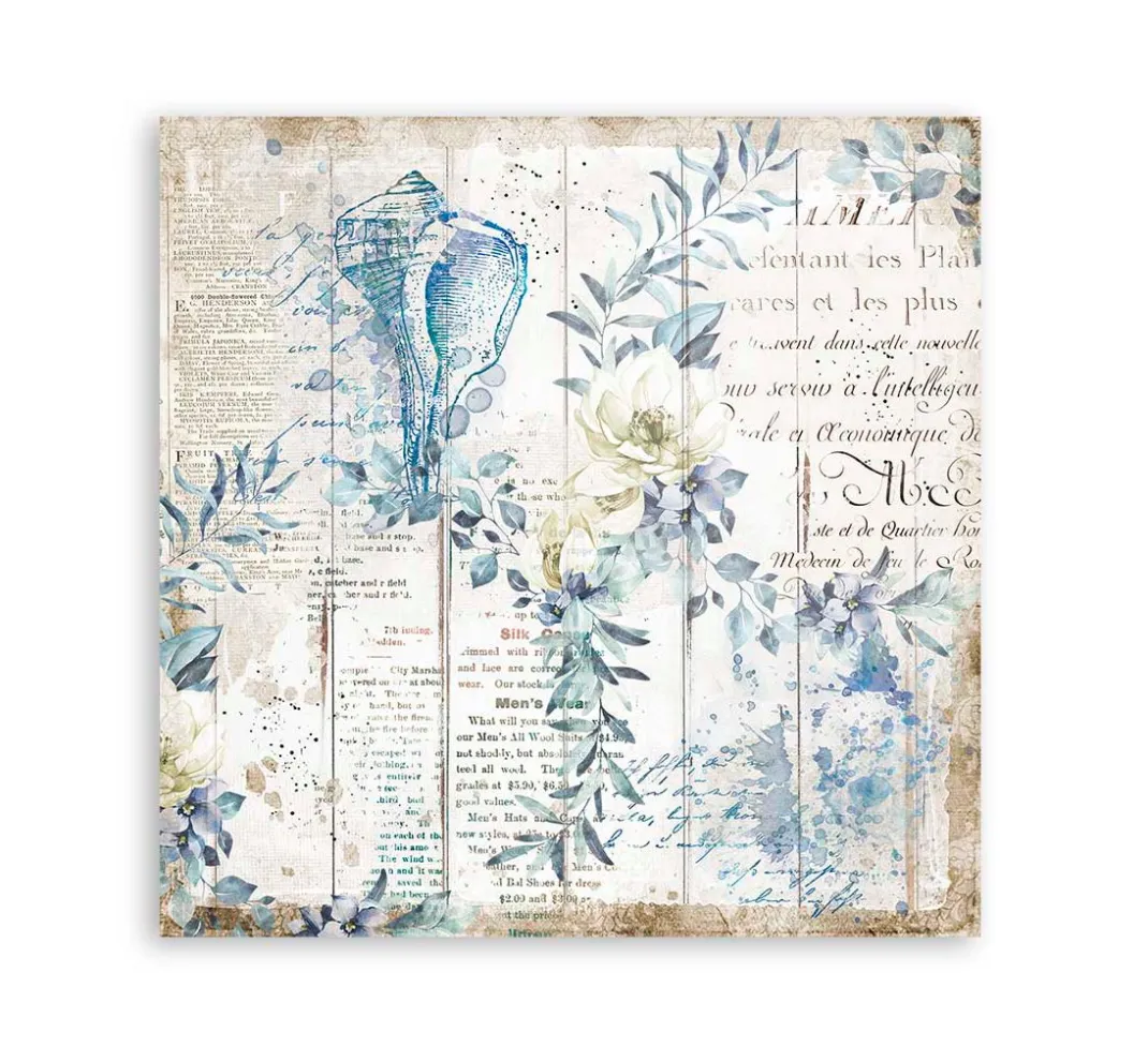 Stamperia Farb- & Motivblöcke|Scrapbooking>Scrapbook-Block "Sea Dream"