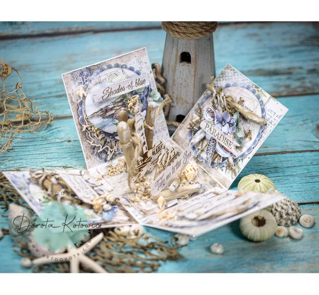 Stamperia Farb- & Motivblöcke|Scrapbooking>Scrapbook-Block "Sea Dream"