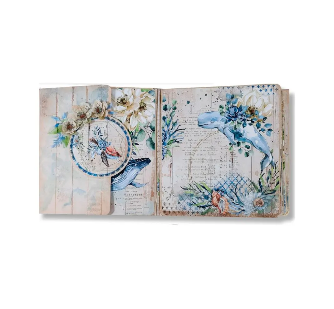 Stamperia Farb- & Motivblöcke|Scrapbooking>Scrapbook-Block "Sea Dream"