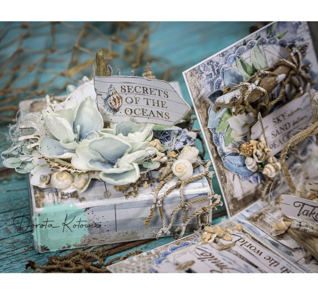 Stamperia Farb- & Motivblöcke|Scrapbooking>Scrapbook-Block "Sea Dream"