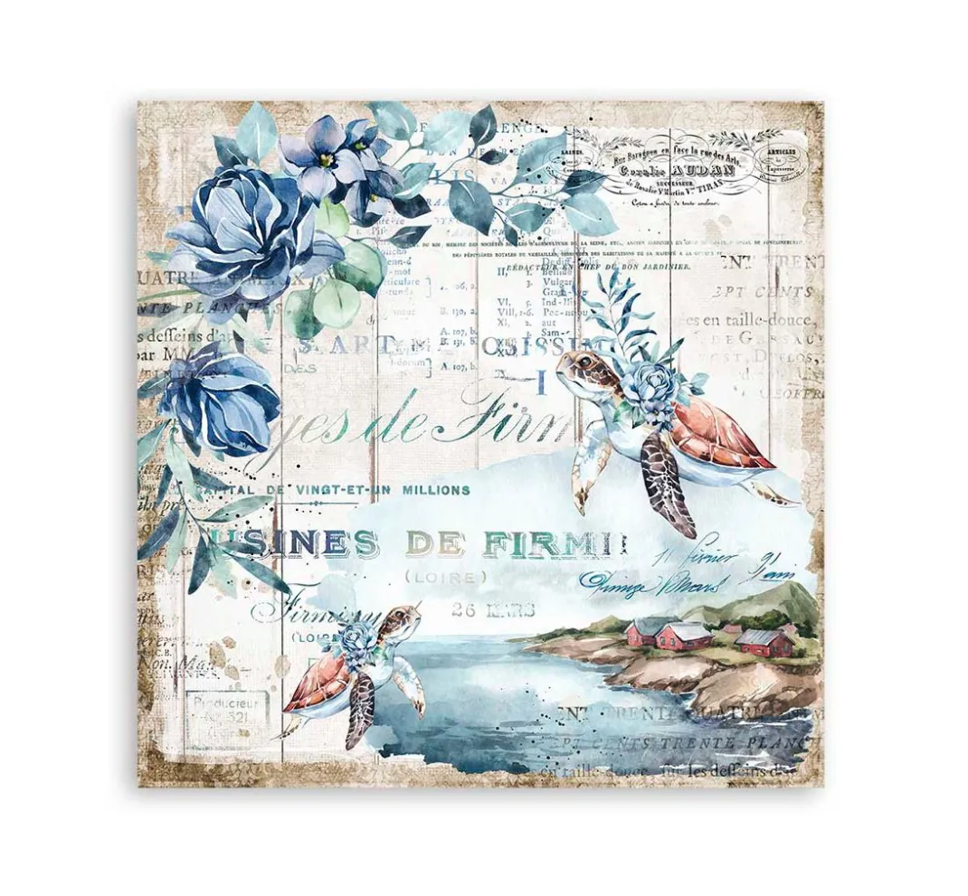 Stamperia Farb- & Motivblöcke|Scrapbooking>Scrapbook-Block "Sea Dream"