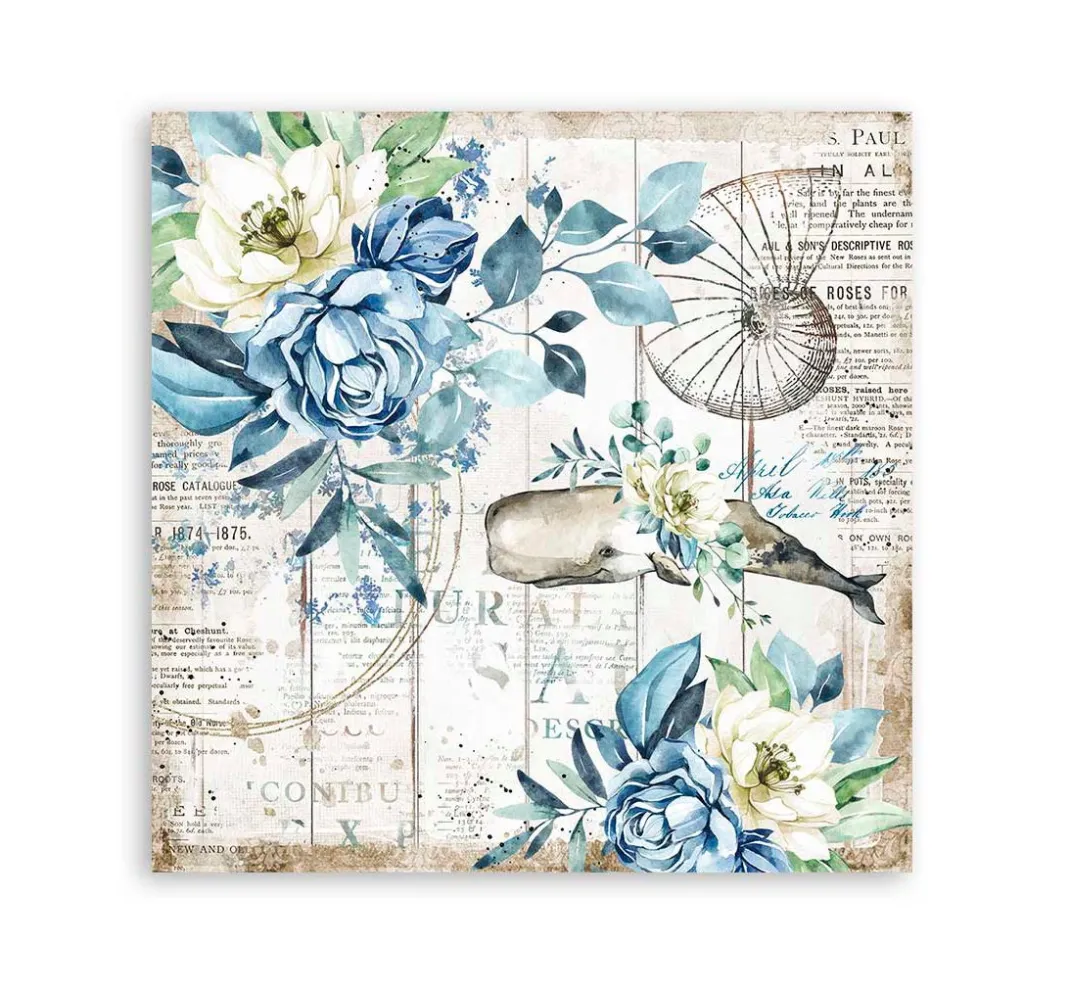 Stamperia Farb- & Motivblöcke|Scrapbooking>Scrapbook-Block "Sea Dream"