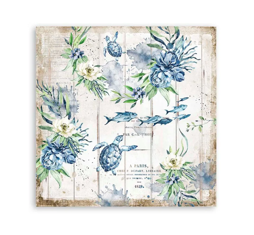 Stamperia Farb- & Motivblöcke|Scrapbooking>Scrapbook-Block "Sea Dream"