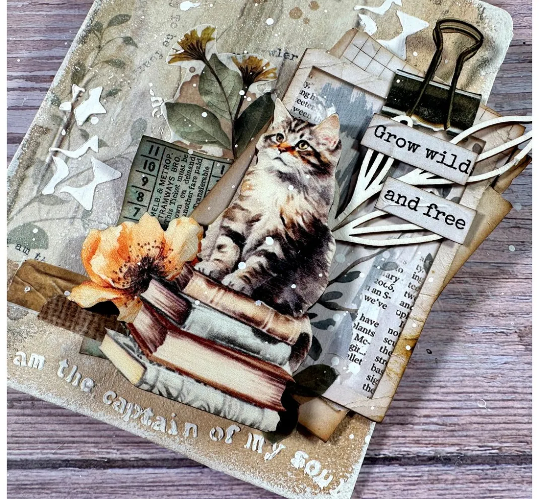 Stamperia Farb- & Motivblöcke|Scrapbooking>Scrapbook-Block "Secret Diary"