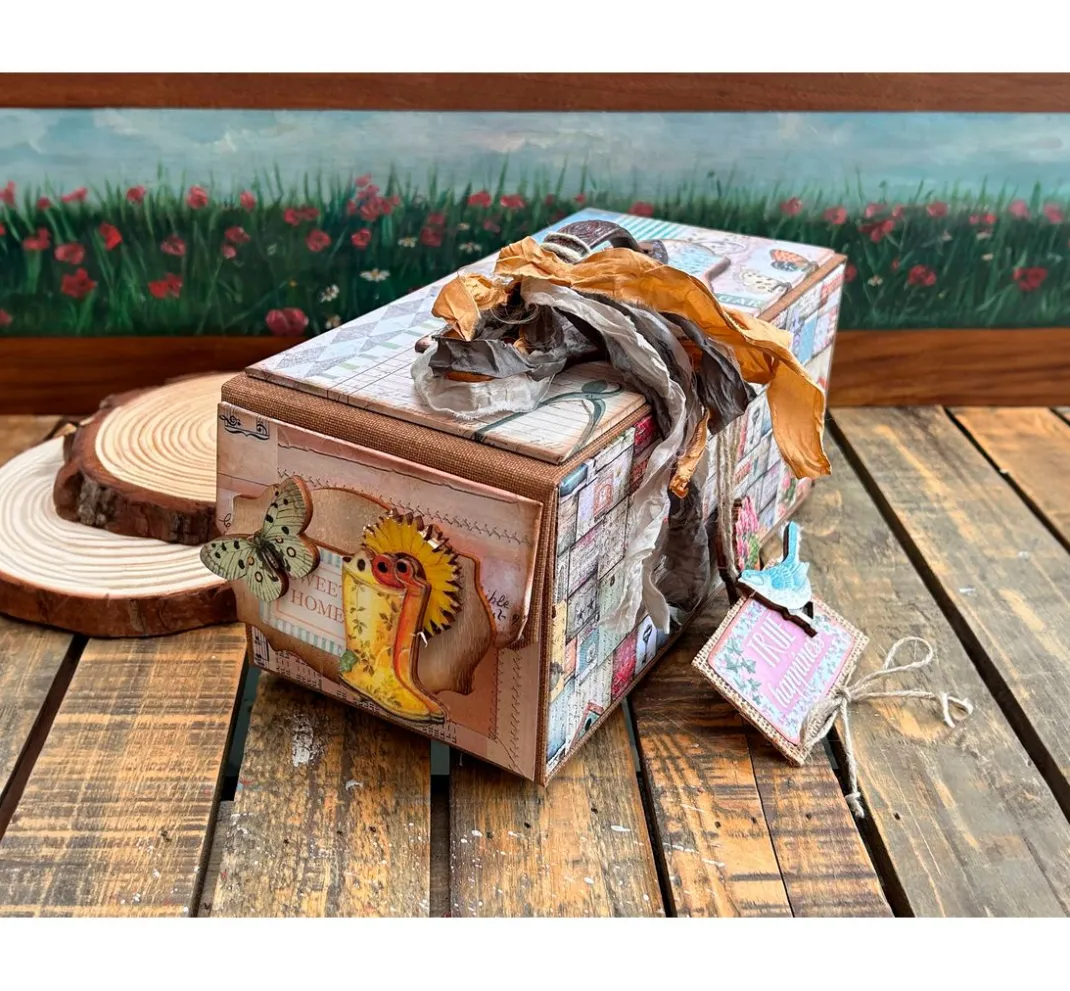 Stamperia Farb- & Motivblöcke|Scrapbooking>Scrapbook-Block "Secret Diary"