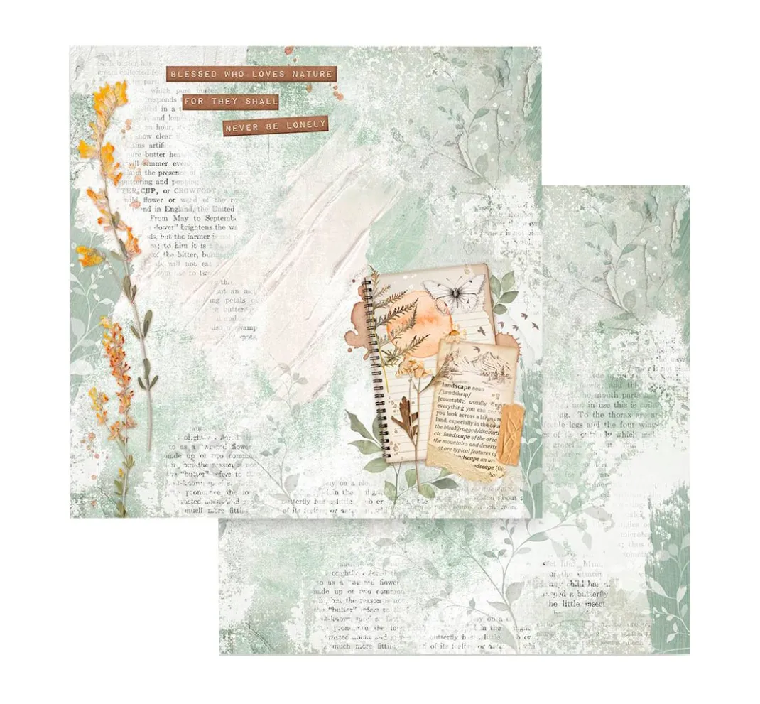 Stamperia Farb- & Motivblöcke|Scrapbooking>Scrapbook-Block "Secret Diary"
