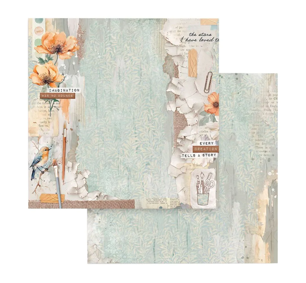 Stamperia Farb- & Motivblöcke|Scrapbooking>Scrapbook-Block "Secret Diary"