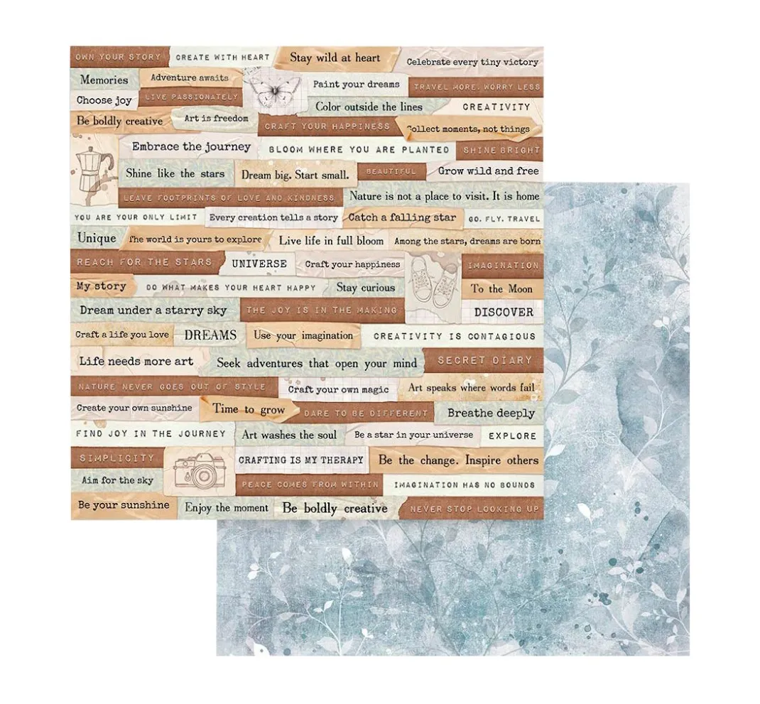 Stamperia Farb- & Motivblöcke|Scrapbooking>Scrapbook-Block "Secret Diary"