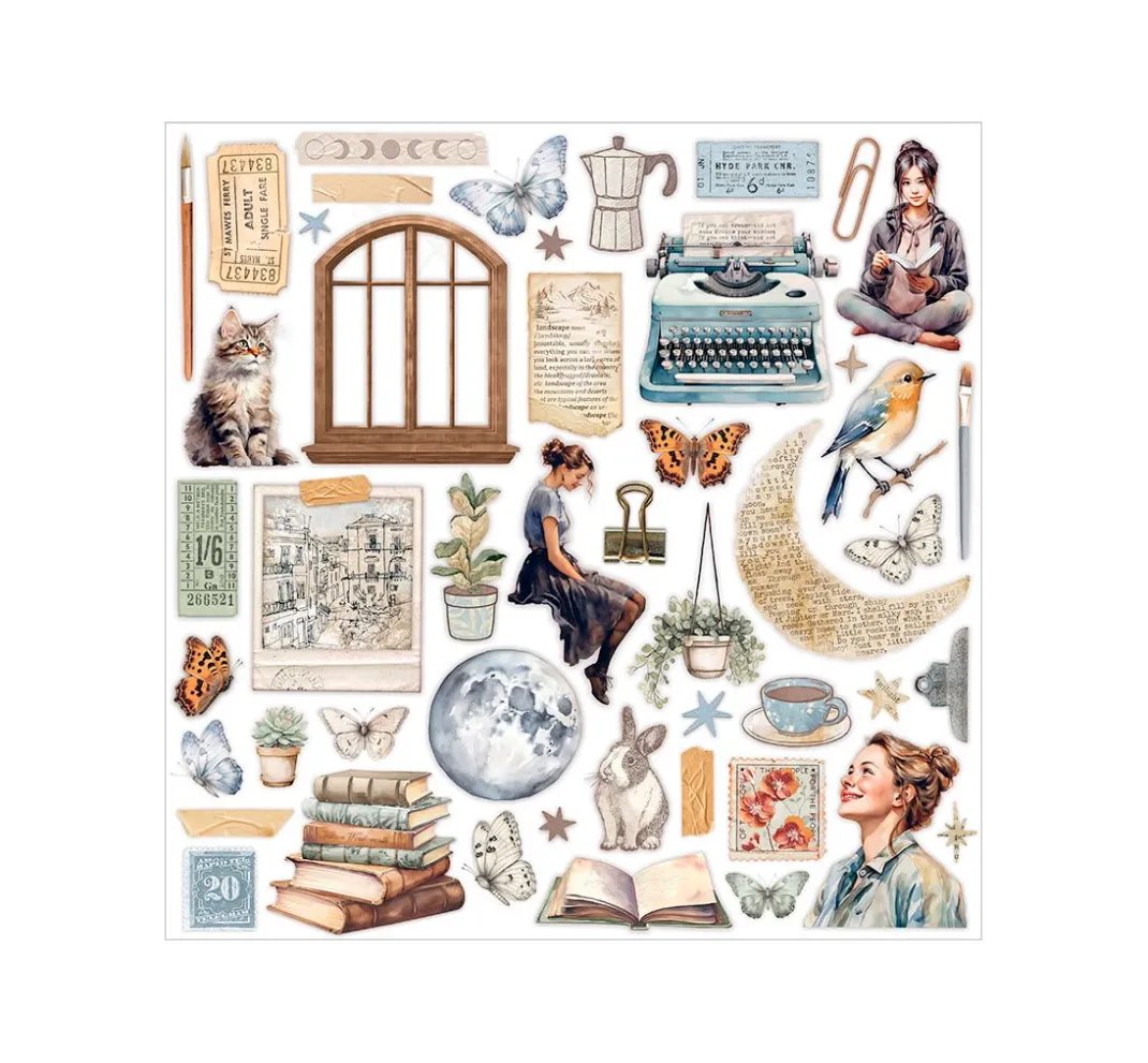 Stamperia Farb- & Motivblöcke|Scrapbooking>Scrapbook-Block "Secret Diary"