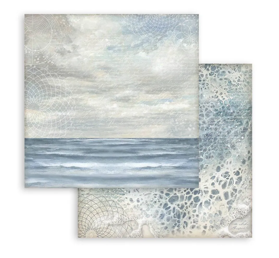 Stamperia Farb- & Motivblöcke|Scrapbooking>Scrapbook-Block "Silent Sea Backgrounds"