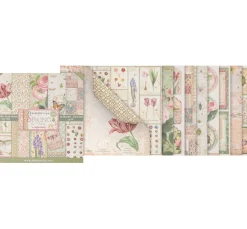Stamperia Farb- & Motivblöcke|Scrapbooking>Scrapbook-Block "Spring Botanic"