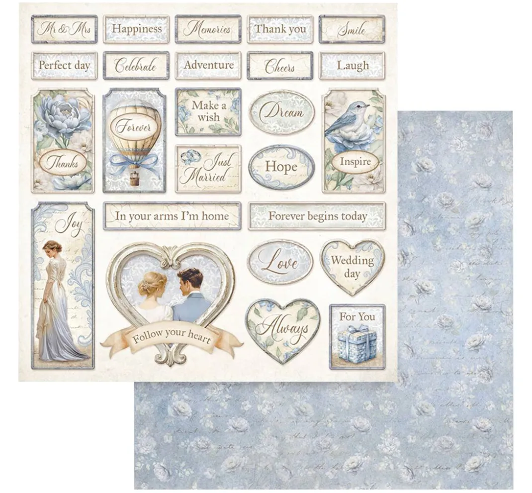Stamperia Farb- & Motivblöcke|Scrapbooking>Scrapbook-Block "Timeless"