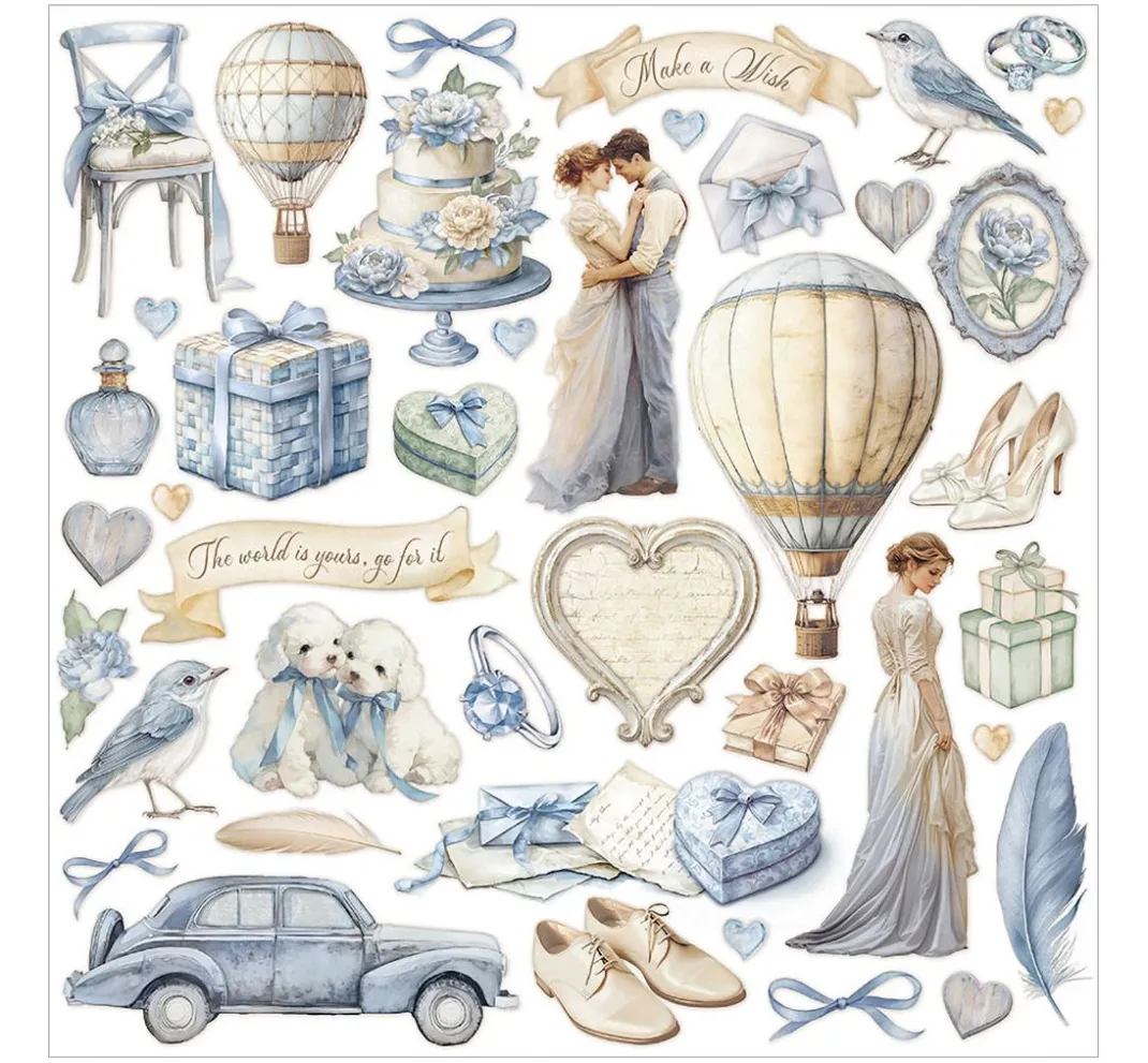 Stamperia Farb- & Motivblöcke|Scrapbooking>Scrapbook-Block "Timeless"