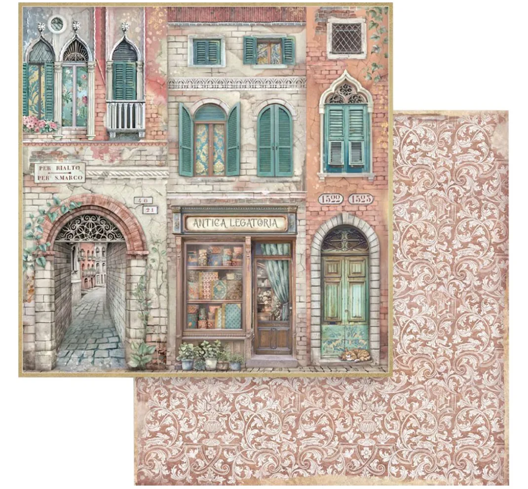 Stamperia Farb- & Motivblöcke|Scrapbooking>Scrapbook-Block "Venice"