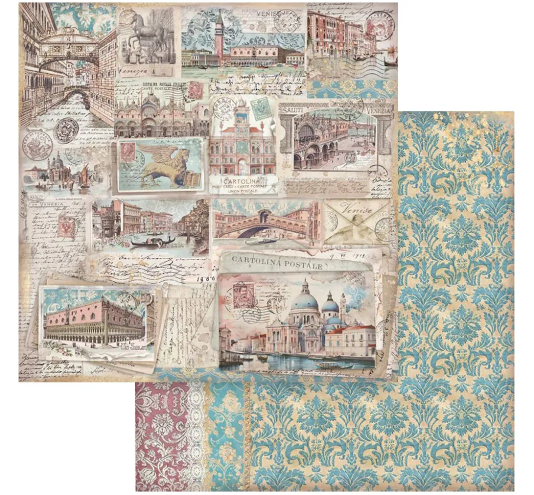 Stamperia Farb- & Motivblöcke|Scrapbooking>Scrapbook-Block "Venice"
