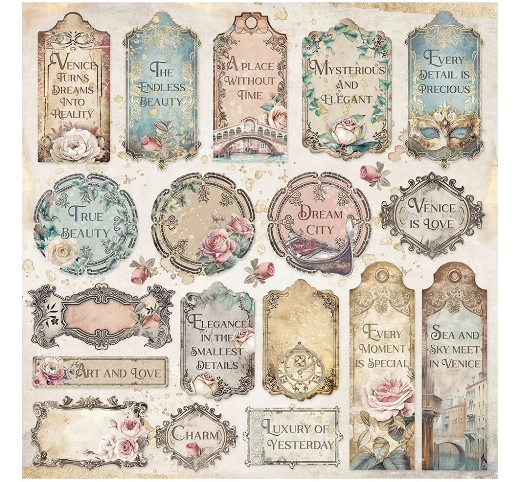 Stamperia Farb- & Motivblöcke|Scrapbooking>Scrapbook-Block "Venice"