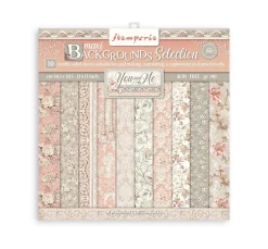 Stamperia Farb- & Motivblöcke|Scrapbooking>Scrapbook-Block "You and Me Backgrounds"