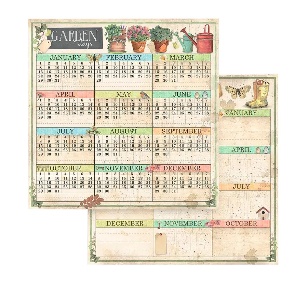 Stamperia Farb- & Motivblöcke|Scrapbooking>Scrapbooking Pad "Garden"