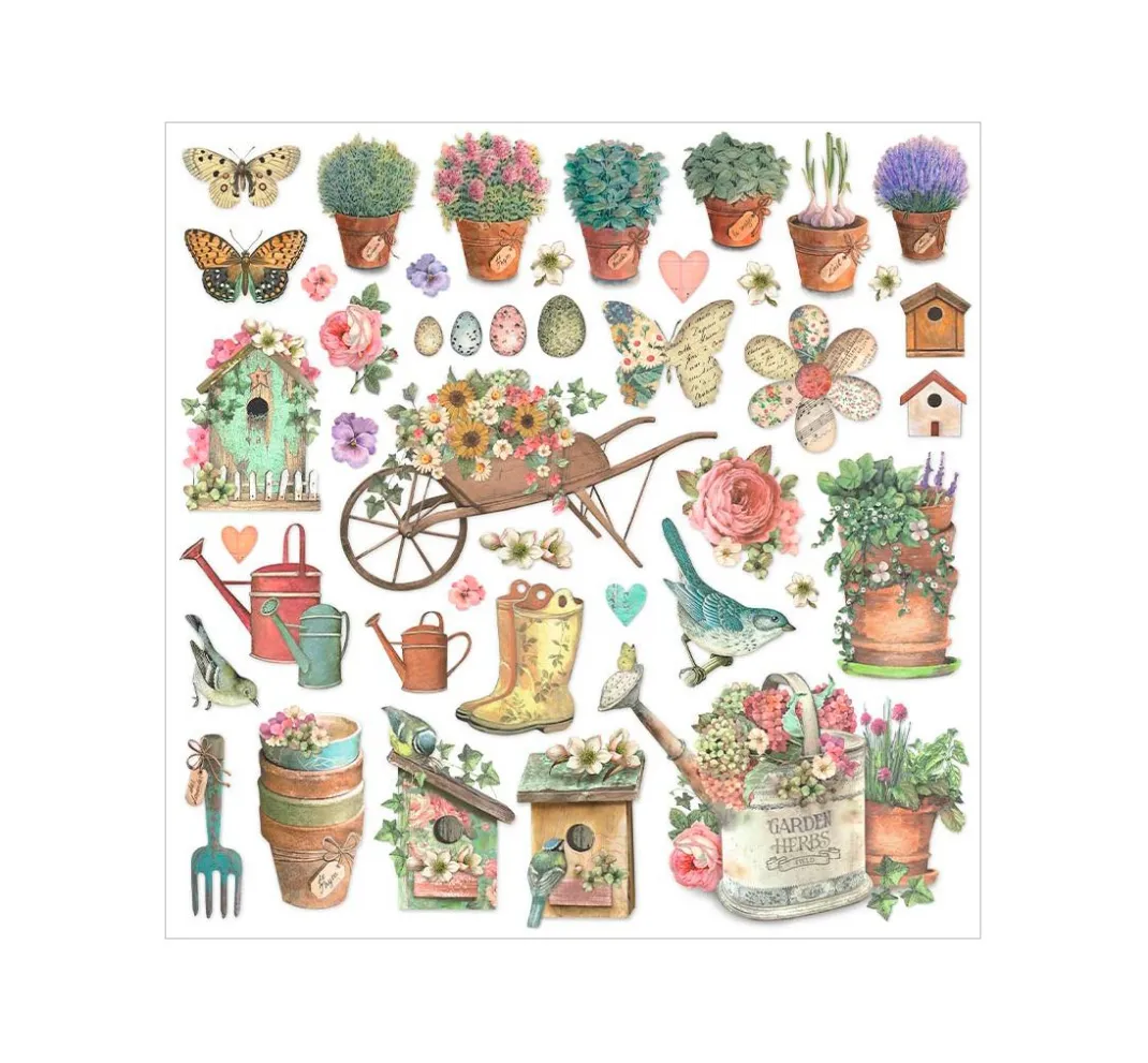 Stamperia Farb- & Motivblöcke|Scrapbooking>Scrapbooking Pad "Garden"