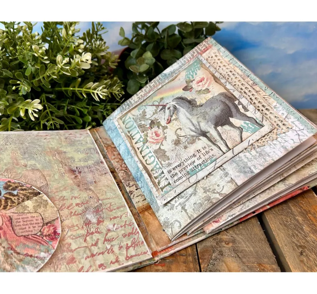 Kinder Stamperia Papier|Farb- & Motivblöcke>Scrapbooking Pad "Wonderland"