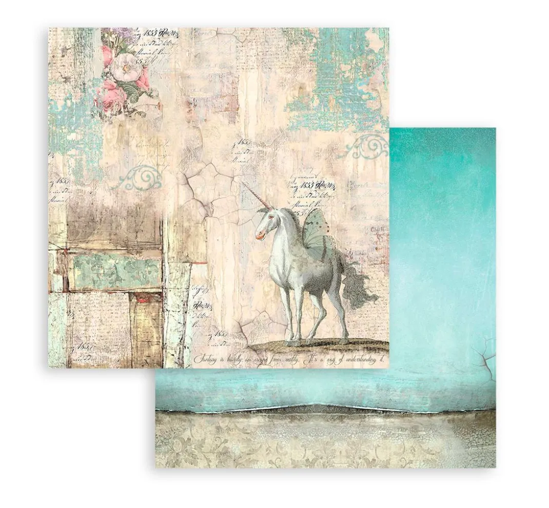 Kinder Stamperia Papier|Farb- & Motivblöcke>Scrapbooking Pad "Wonderland"