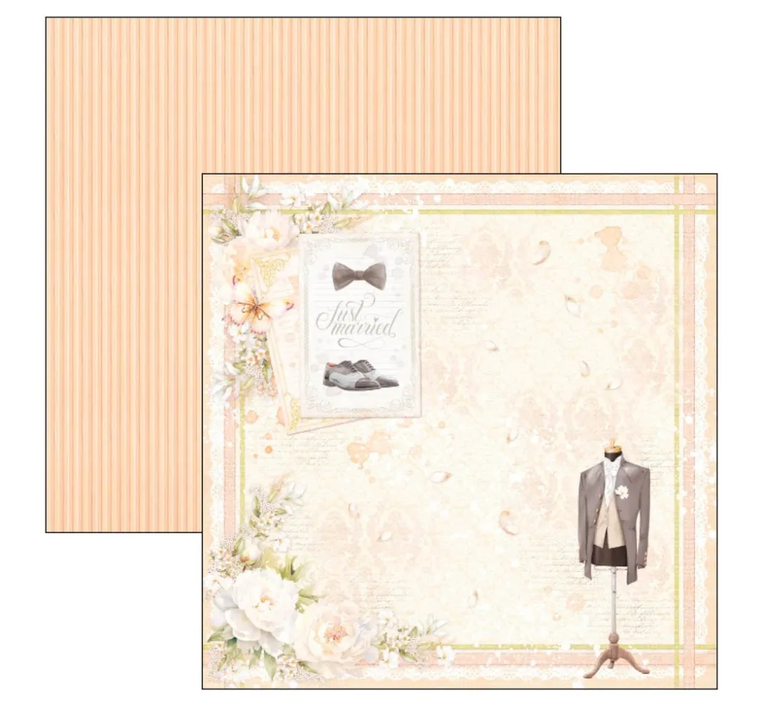 Ciao Bella Farb- & Motivblöcke|Scrapbooking>Scrapbook-Papier "Always & Forever"